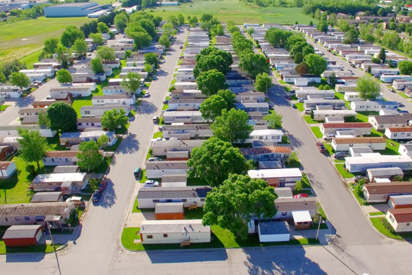 Improving landscaping and roads to prepare your mobile home park for sale and increase property value.